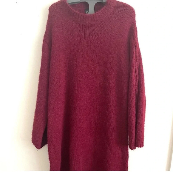 Bundle Knit Sweater Dress Size S Balloon Sleeve Pullover Cozy Fall Winter - Picture 3 of 11